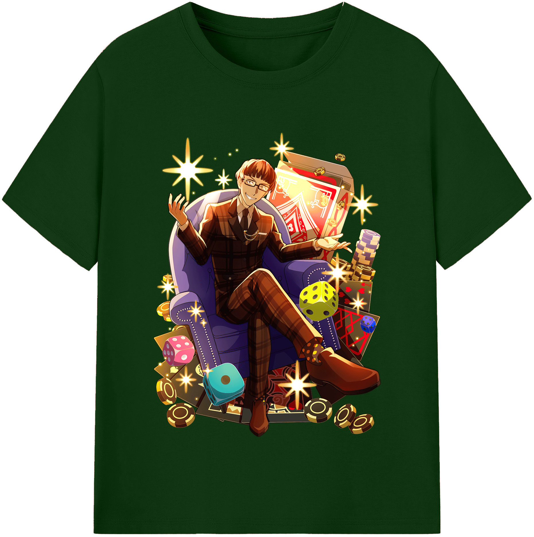 （画像用） 文豪ストレイドッグス Bungo Stray Dogs 綿100％半袖Tシャツ（フロントプリント）